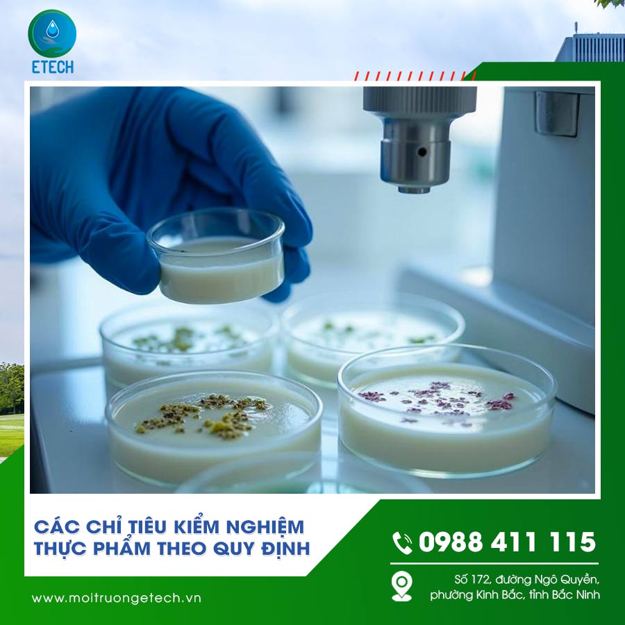 các chỉ tiêu kiểm nghiệm thực phẩm theo quy định mới nhất