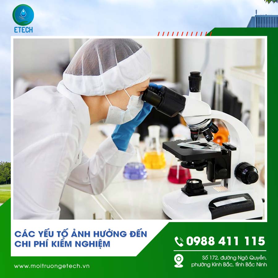 Các yếu tố ảnh hưởng đến chi phí kiểm nghiệm thực phẩm