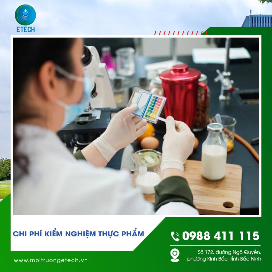 Chi phí kiểm nghiệm thực phẩm