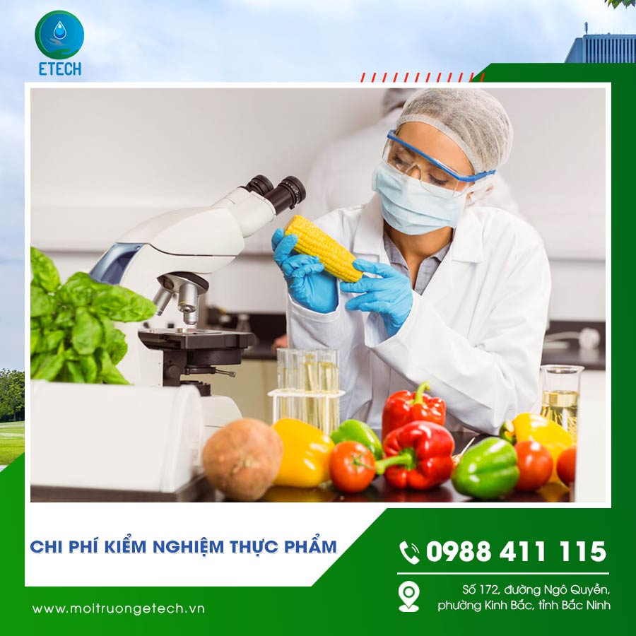 Chi phí kiểm nghiệm thực phẩm