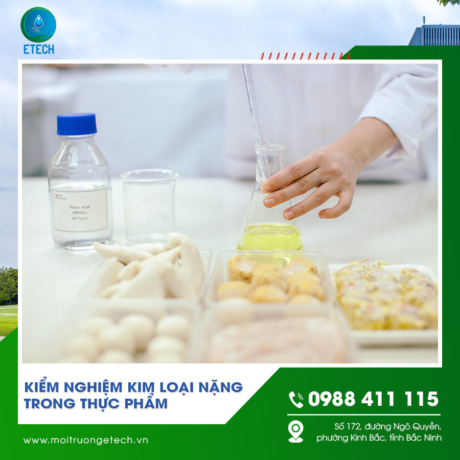 Kiểm nghiệm kim loại nặng trong thực phẩm
