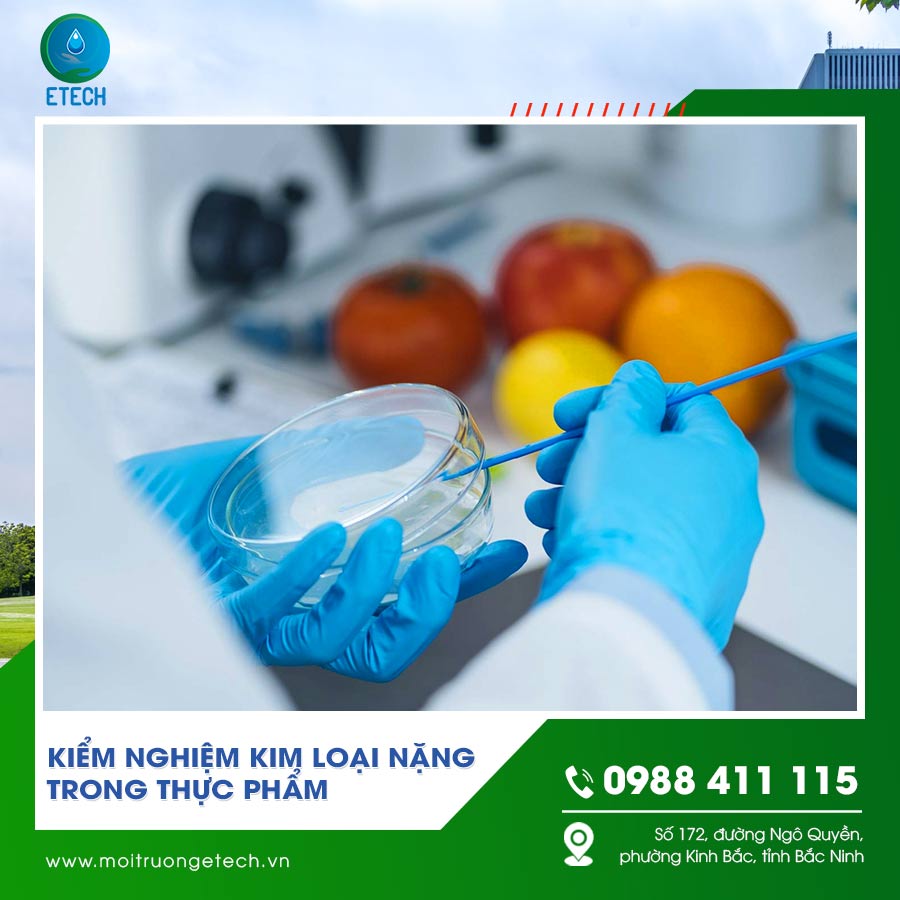 Kiểm nghiệm kim loại nặng trong thực phẩm