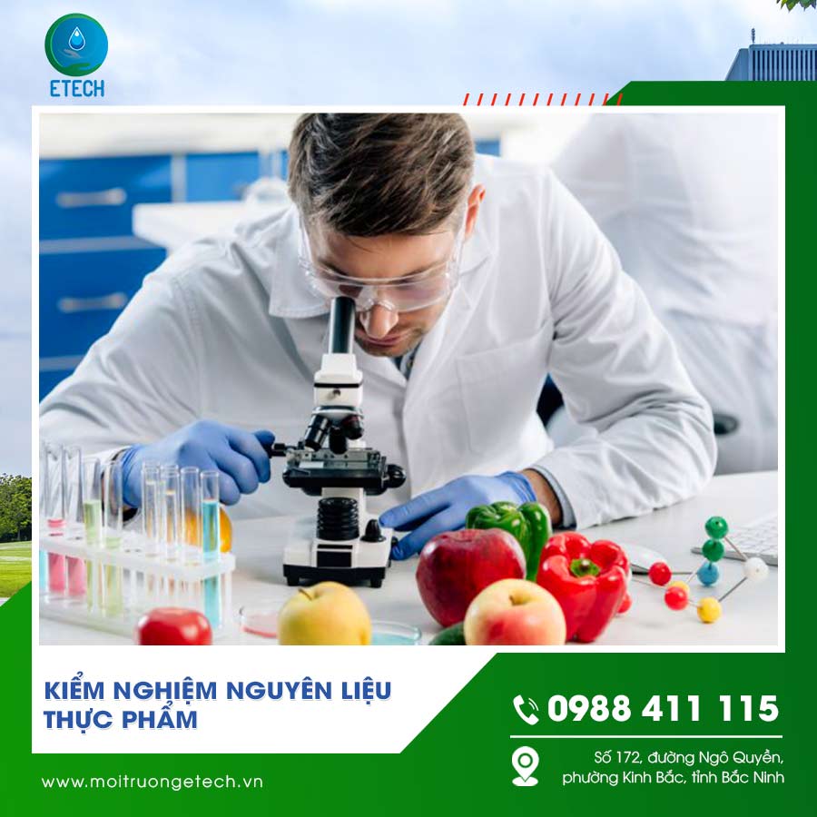 Kiểm nghiệm nguyên liệu thực phẩm