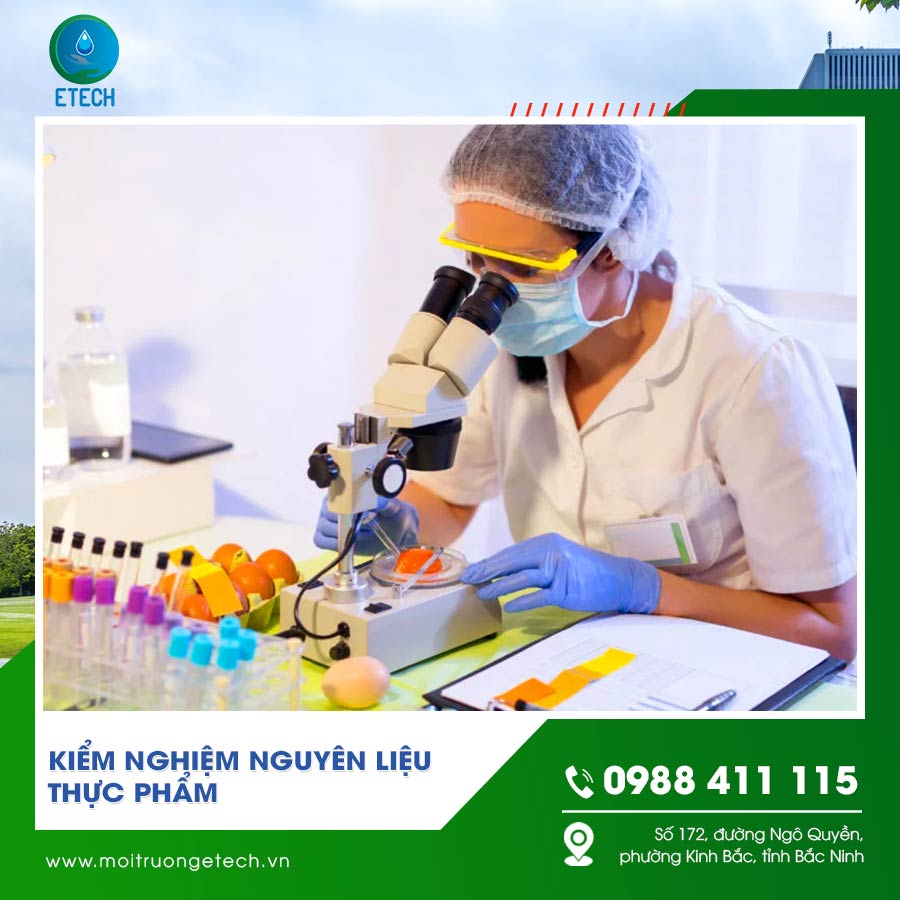 Kiểm nghiệm nguyên liệu thực phẩm