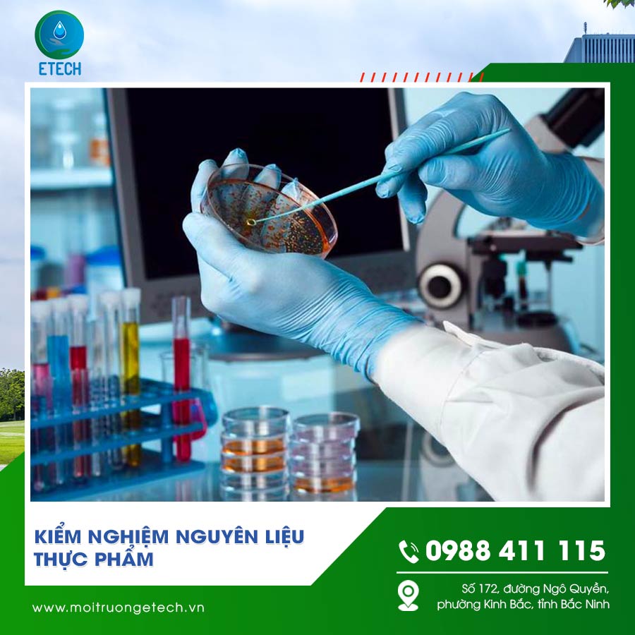 Kiểm nghiệm nguyên liệu thực phẩm