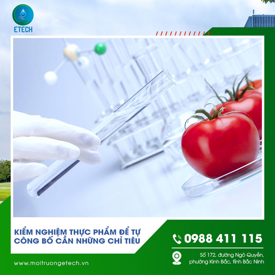 Kiểm nghiệm thực phẩm để tự công bố cần những chỉ tiêu nào?