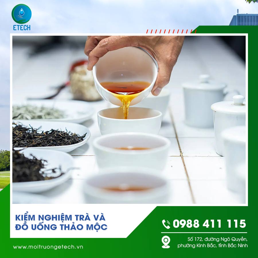 Kiểm nghiệm trà và đồ uống thảo mộc