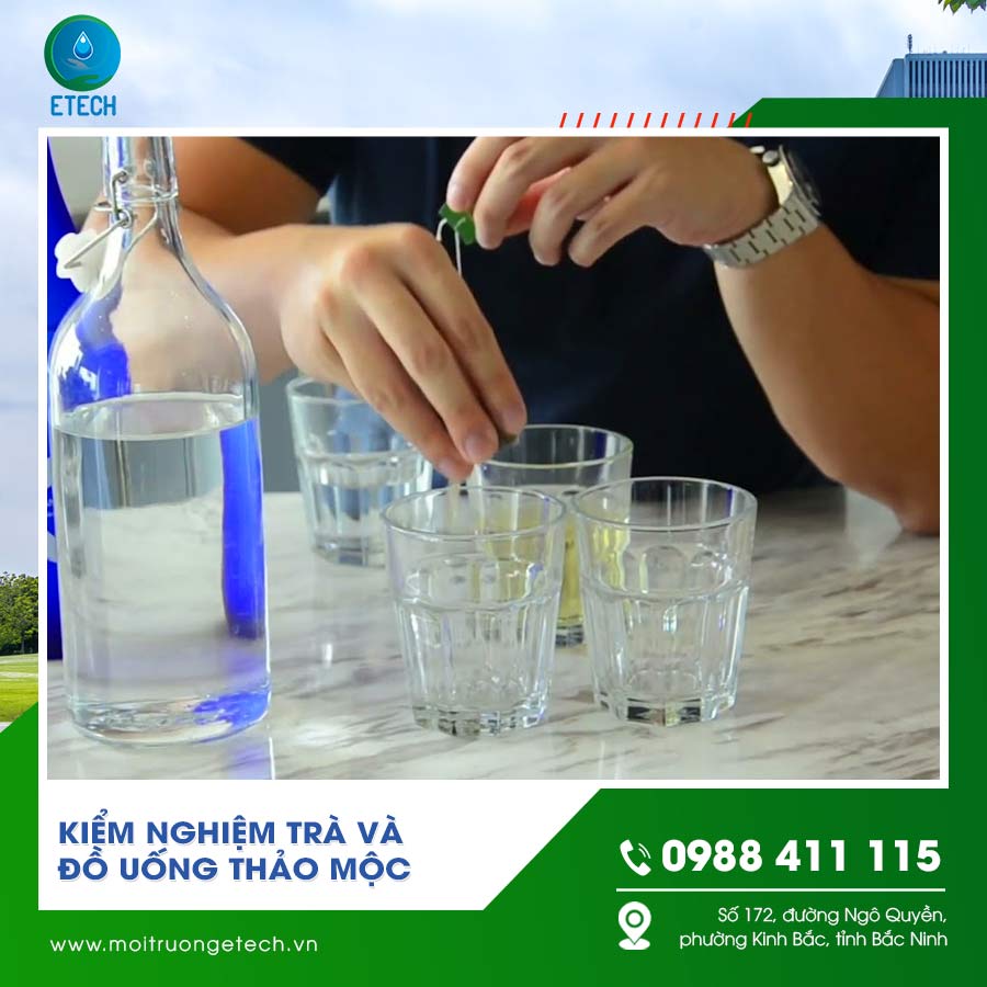 Kiểm nghiệm trà và đồ uống thảo mộc