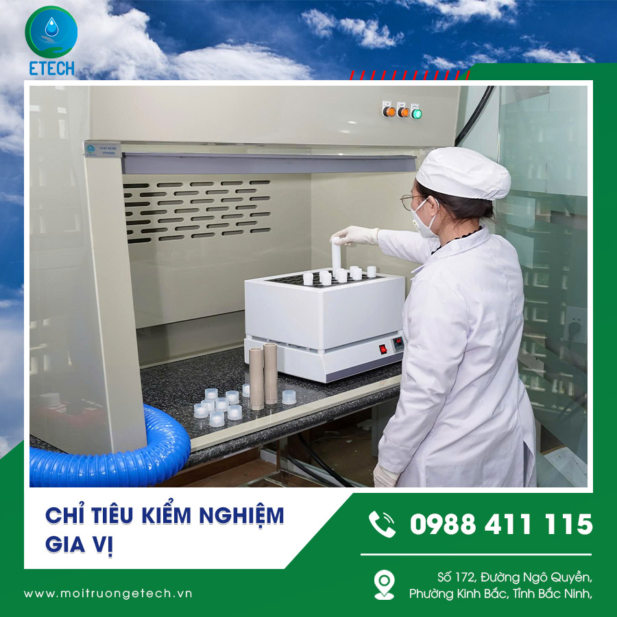 Chỉ tiêu kiểm nghiệm gia vị Chỉ tiêu kiểm nghiệm gia vị
