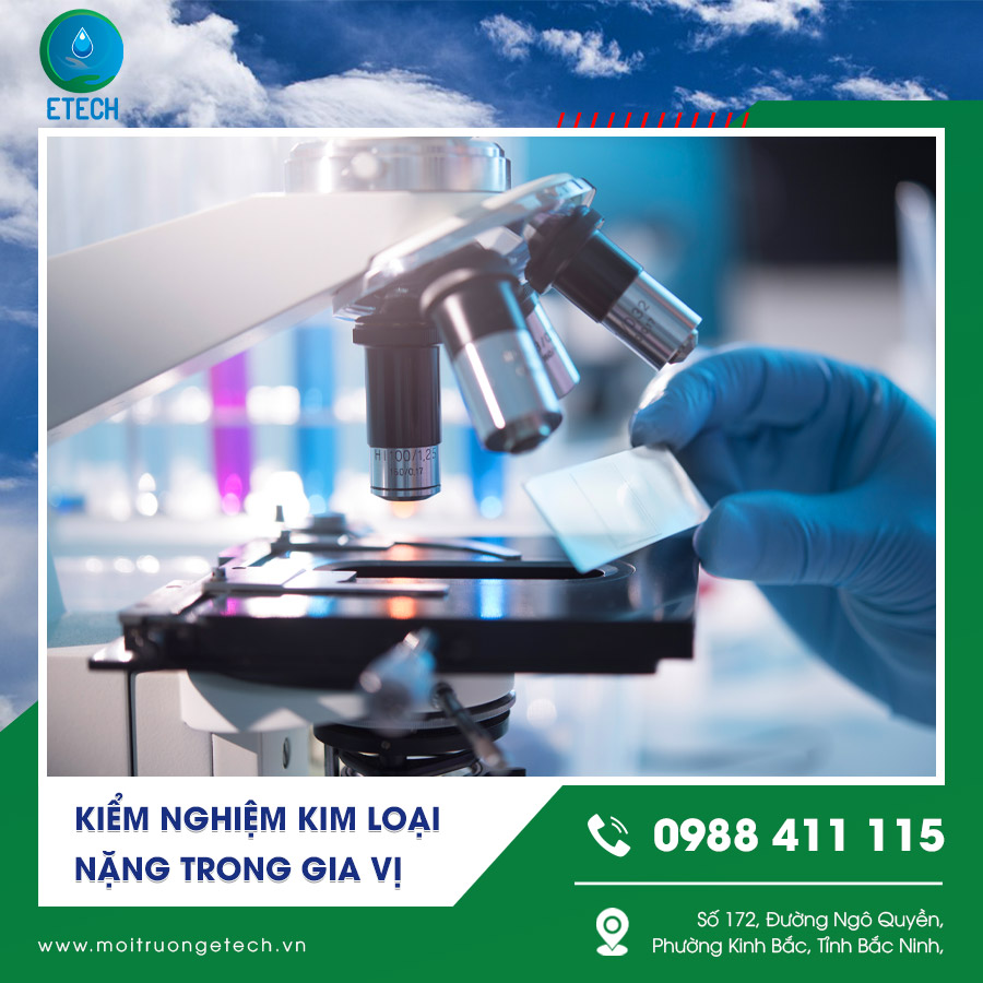 Kiểm nghiệm kim loại nặng trong gia vị Kiểm nghiệm kim loại nặng trong gia vị