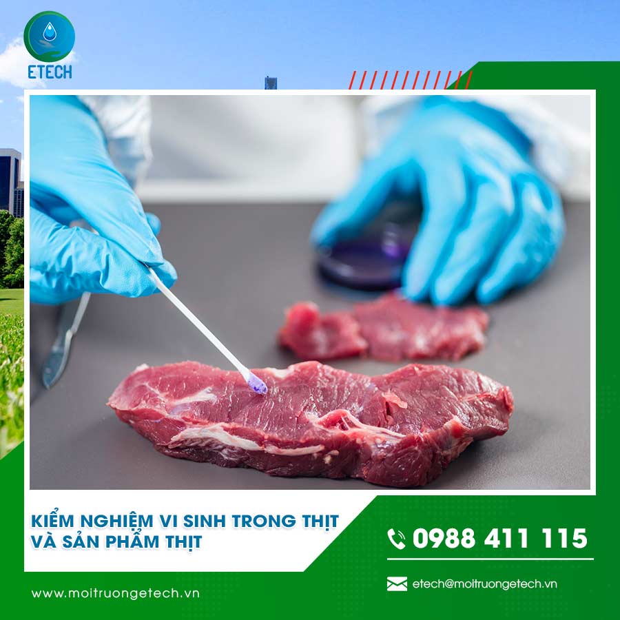 Kiểm nghiệm vi sinh trong thịt và sản phẩm thịt