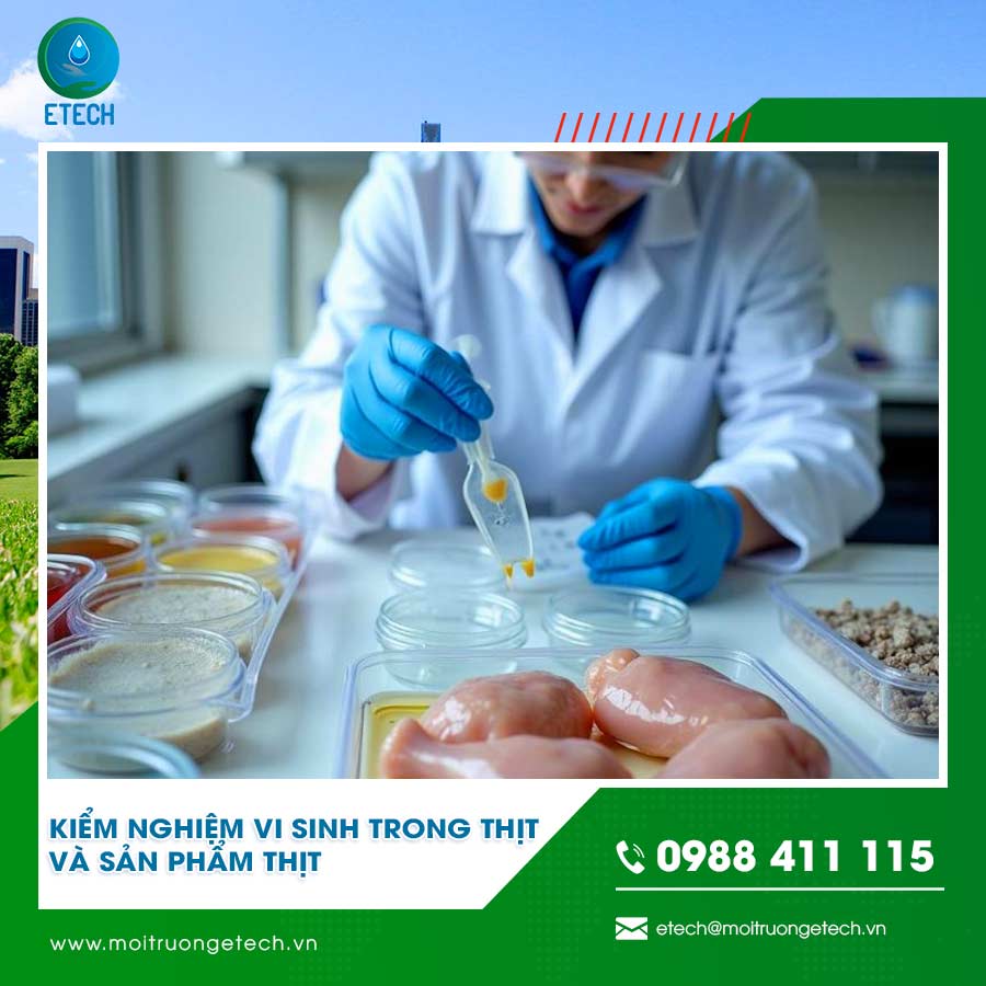Kiểm nghiệm vi sinh trong thịt và sản phẩm thịt